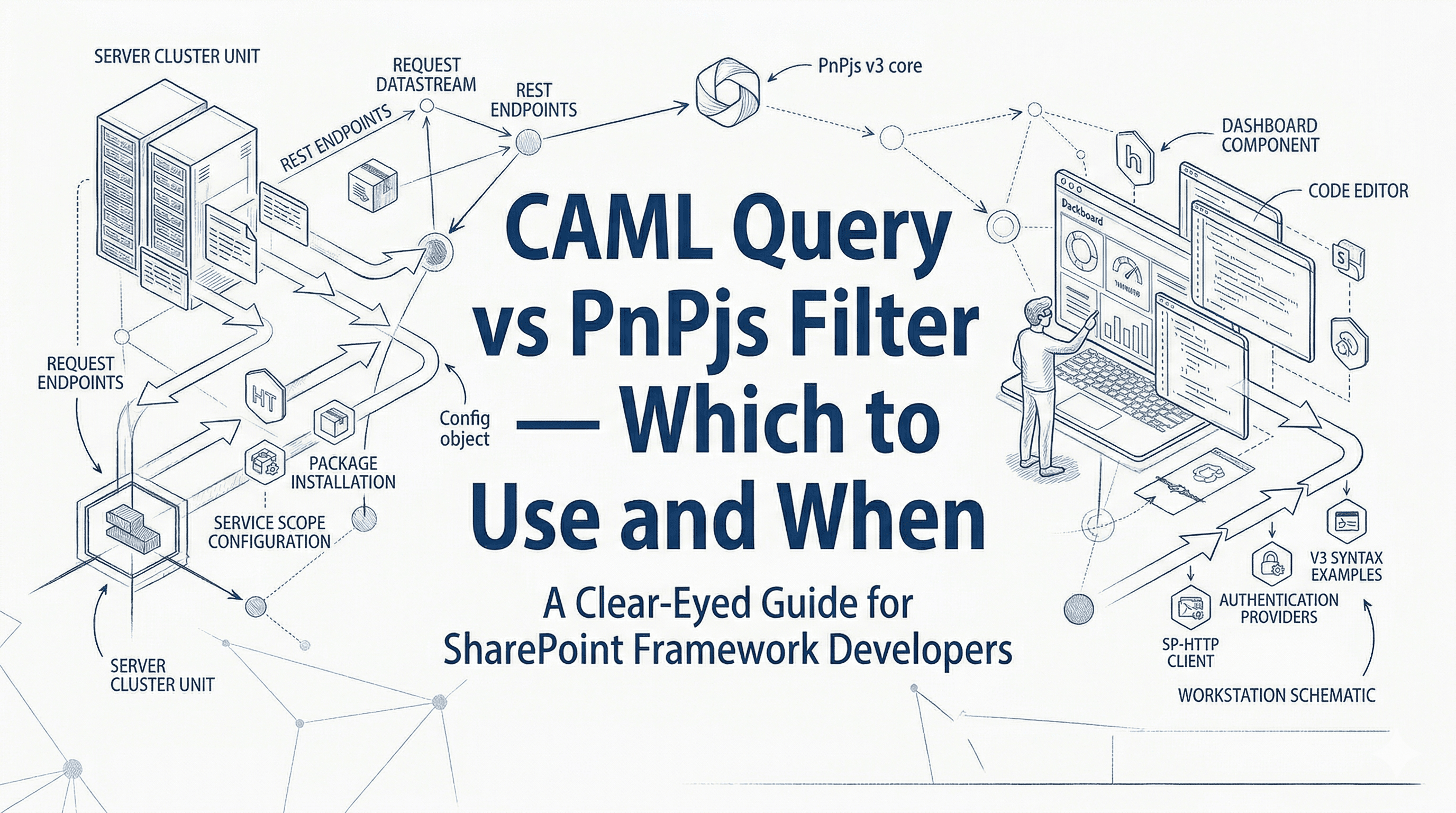 CAML Query vs PnPjs Filter — Which to Use and When