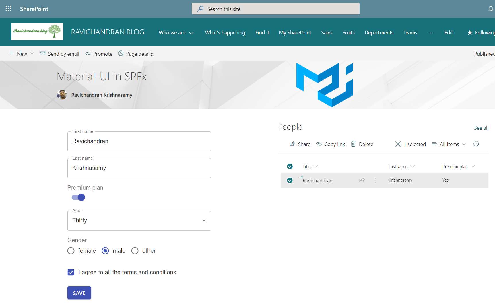 Material-UI in SPFx
