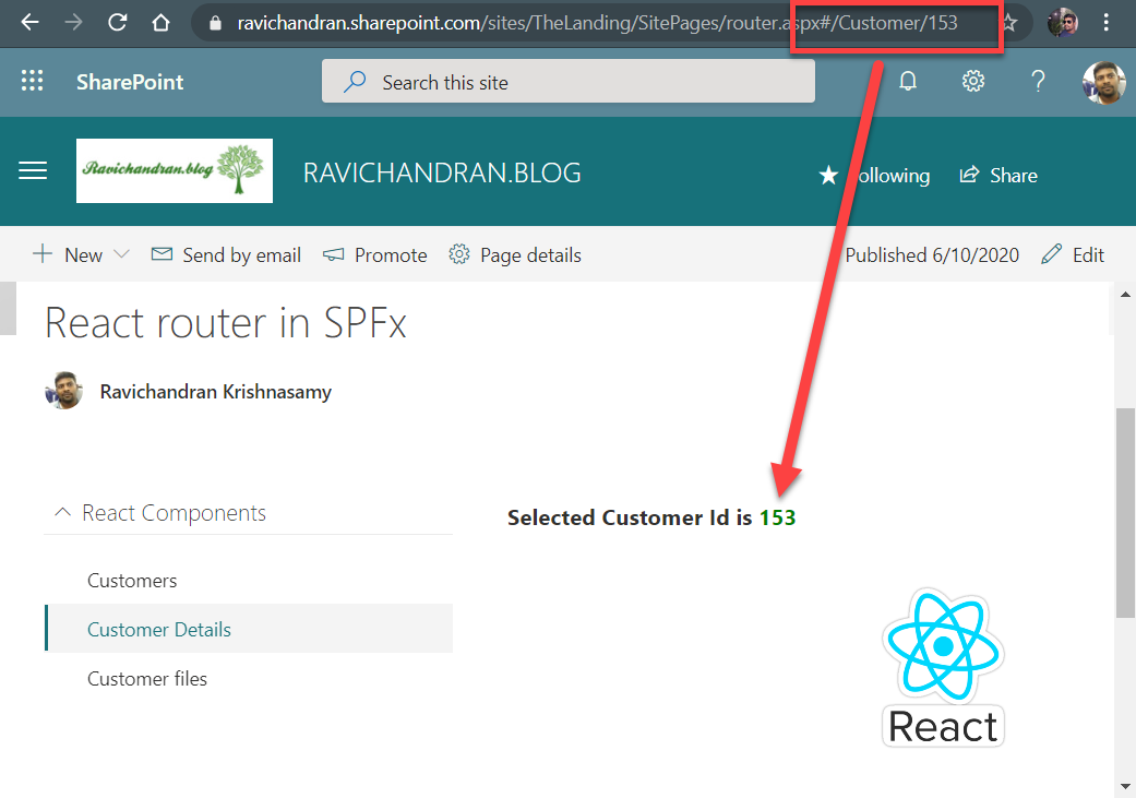 React Router in SPFx